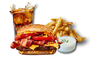 Tomatoburg extra cheese & bacon 0.7kg XL MEAL