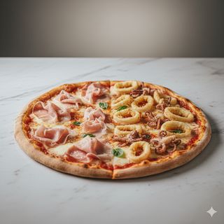 Prosciutto e calamari
