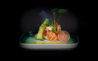 A050 - Nigiri sake pistacchio 2 pezzi