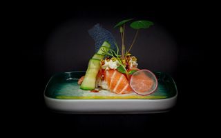 A050 - Nigiri sake pistacchio 2 pezzi