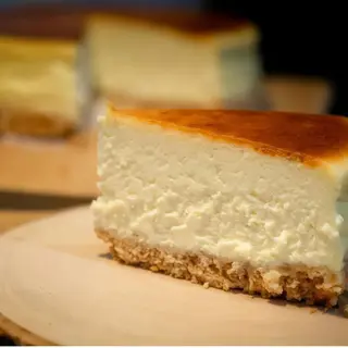 Tarta de queso con pistacho