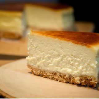 Tarta de queso con pistacho