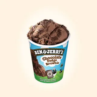 Helado Ben & Jerry’s Cookie Chocolate Fudge Brownie (tarrina de 465 ml) 