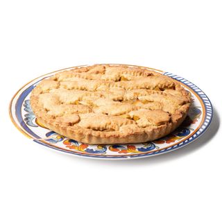 Crostata senza glutine con crema all'arancia