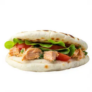 Arepa De Atún Y Ensalada