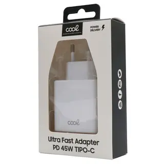 Cargador Red Universal Ultra Fast Charger (PD) Tipo-C COOL (45W) Blanco