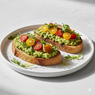 Tostadas De Aguacate Y Cherry