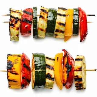 Crudites de verduras a la brasa