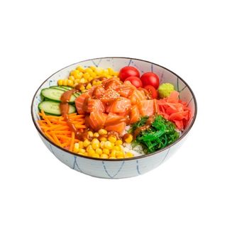 Hokusai salmón poker