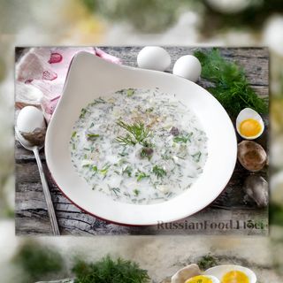 Окрошка с мясом