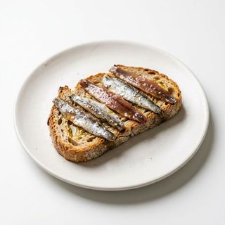 Pan Con Anchoas (Ración)