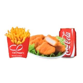 Menú plato nuggets (6 uds.)