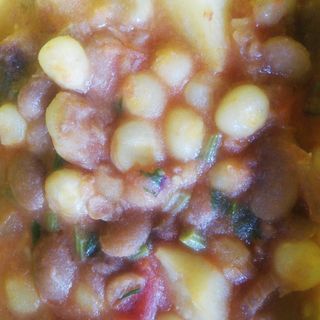 Githeri beef