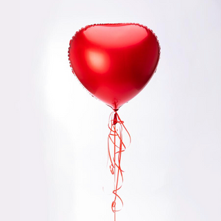 Balon czerwone serce