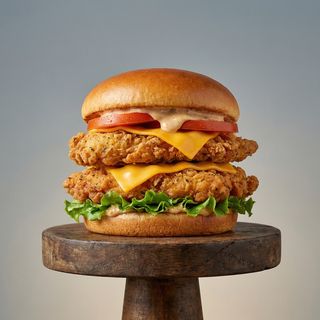 Chicken Burger & Fromage