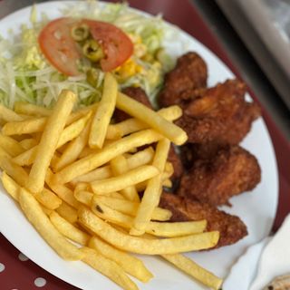 11. Plato De Alitas De Pollo Fritas (6 Pzs.)