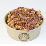 Papas Fritas Con Cebolla Crujiente y Bacon Halal