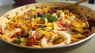 Tagliatele cu fructe de mare