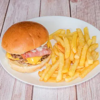 Smash Burger Sublime + Patatas Fritas