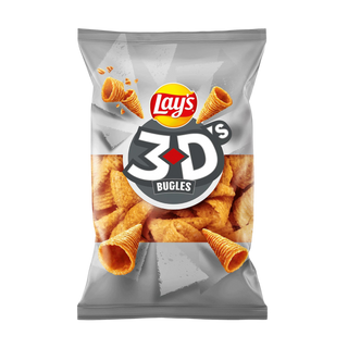 3D's Bugles Conos de maíz LAY'S 100g.