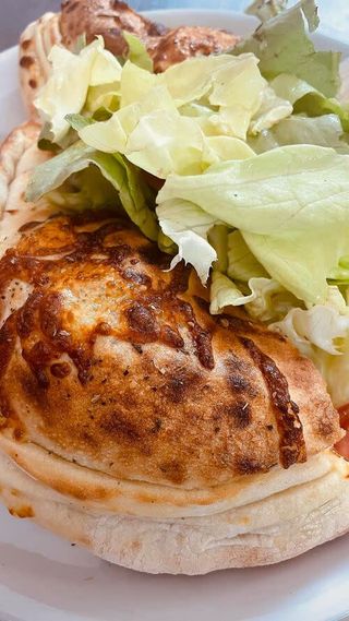 Pizza angus burger