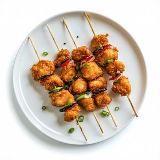 53. Spiedini di pollo fritto - 3 pezzi