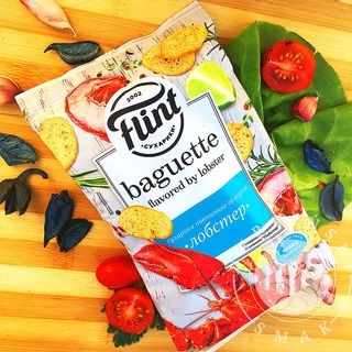 Sucharki “Flint Baguette” o smaku homara 70g