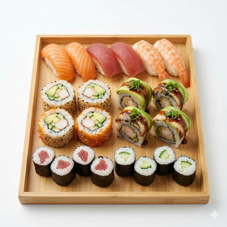 69. 8 Makis, 8 rolls, 6 nigiris