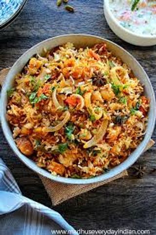 Vegetable biryani