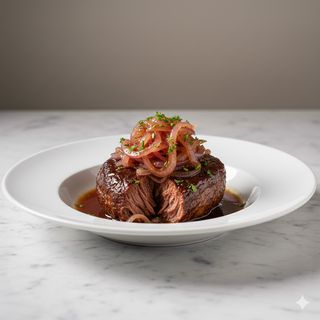 Guancia di manzo brasata