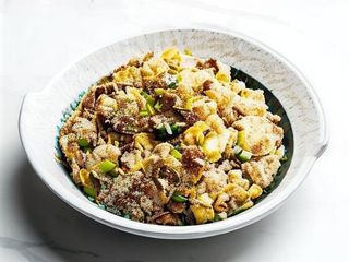 Arroz frito con wagyu