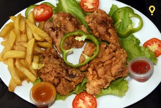 Poulet Pané + Frites