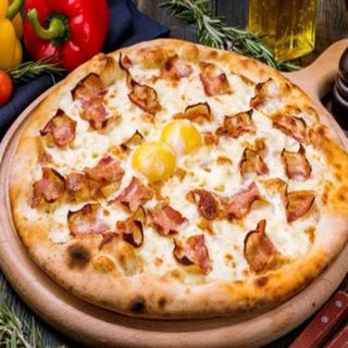 Pizza Carbonara (Pequeña)