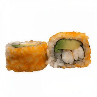120. Uramaki California langostino tobiko (8 uds.)
