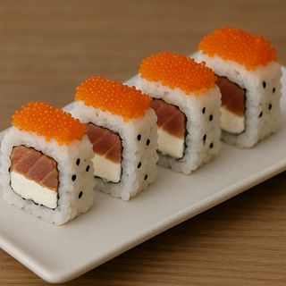6. Uramaki tonno grigliato
