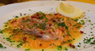 Carpaccio di salmone