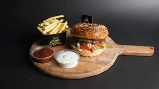 Spicy Burger Meni 1