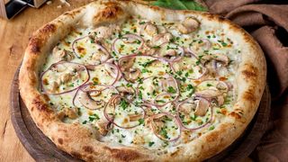 Pizza Texas-Sauce blanche