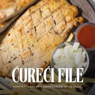 Ćureći file sa pire krompirom