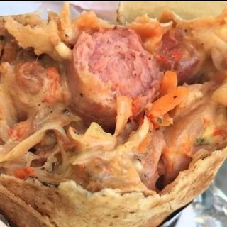 Chicken Shawarma with Double Sausage