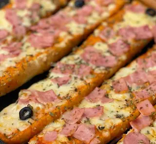 Panini de pernil dolç amb mozarella