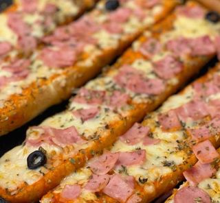 Panini de pernil dolç amb mozarella