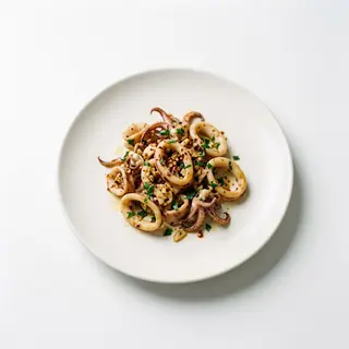 Calamari saltati piccanti