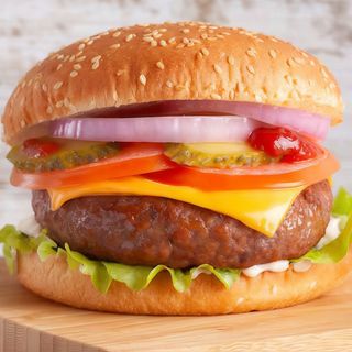 Hamburguesa con queso