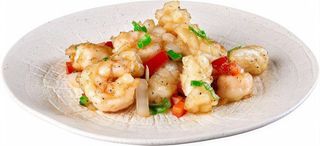 229 Calamari e gamberi sale e pepe