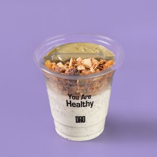 Chia pudding with pistachio cream - 495 Kcal