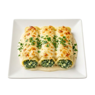 Canelones De Espinacas Con Queso De Cabra