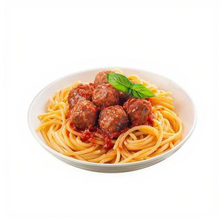 Pasta Spaghetti Y Meatballs
