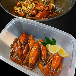 Раки середні смажені по-азіатськи (1000г)