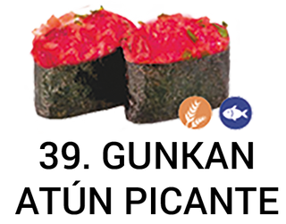 35. Gunkan De Atún Picante (2 Uds.)